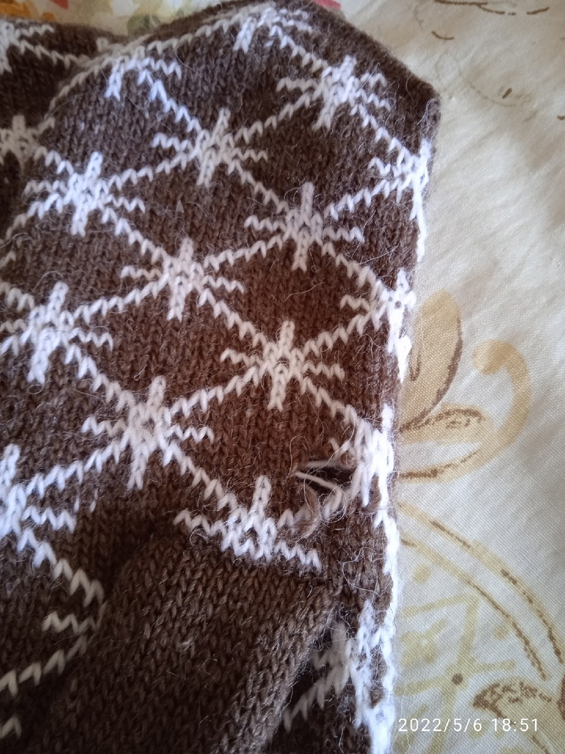 Фотография покупателя товара Варежки женские, цвет бежевый, размер 18 - Фото 1