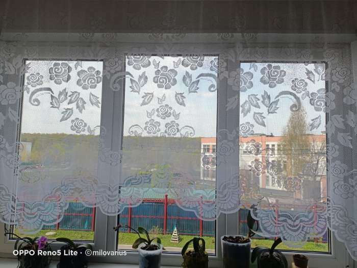 Фотография покупателя товара Занавеска со шторной лентой 470х165 см, цвет белый, 100% полиэстер - Фото 3