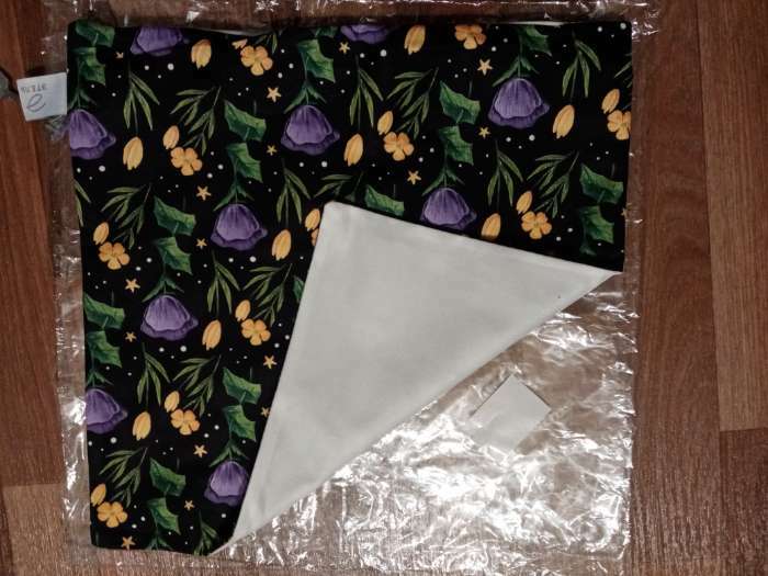 Фотография покупателя товара Чехол на подушку Этель "Ландыши" 40х40 см, 100% п/э, велюр - Фото 2