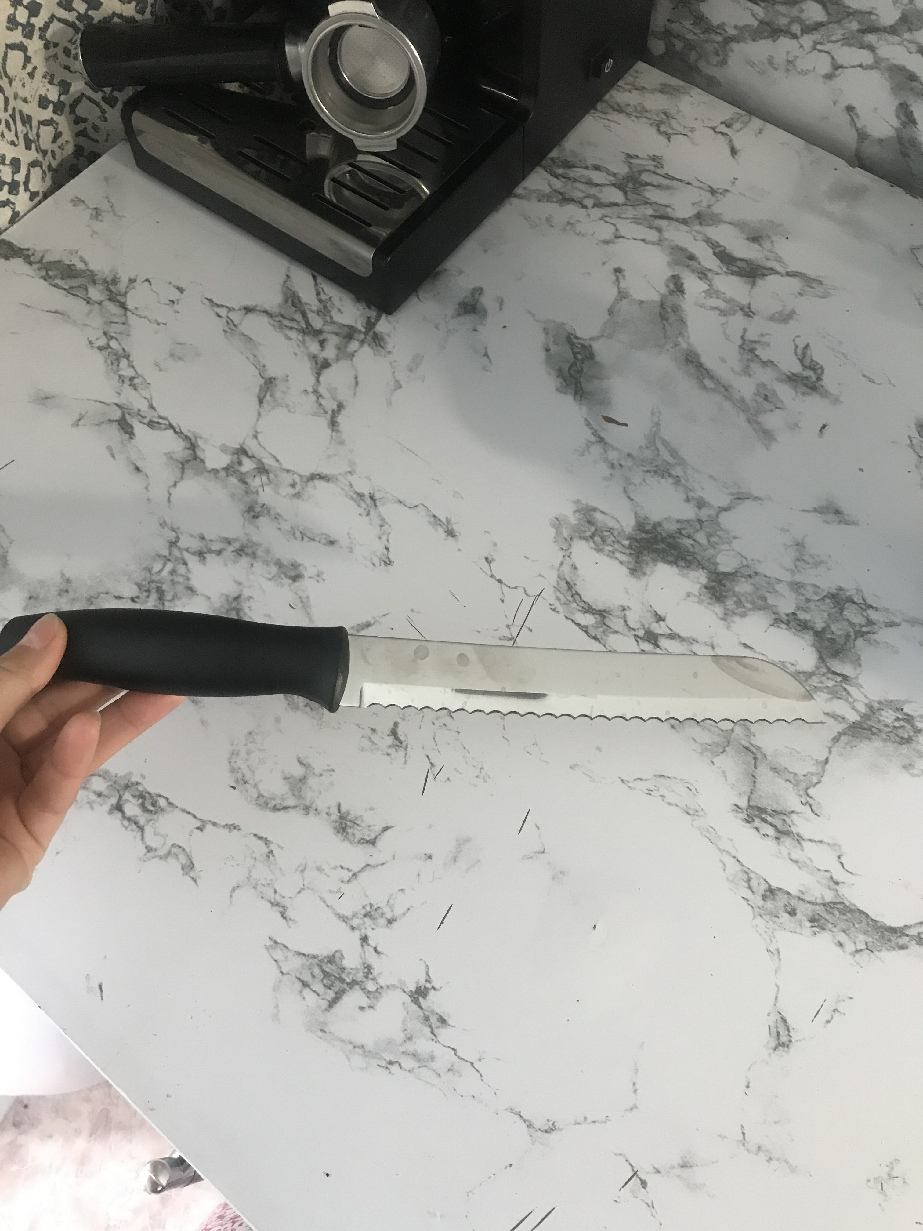 Фотография покупателя товара Нож кухонный для хлеба Athus, лезвие 17,5 см, сталь AISI 420 - Фото 4