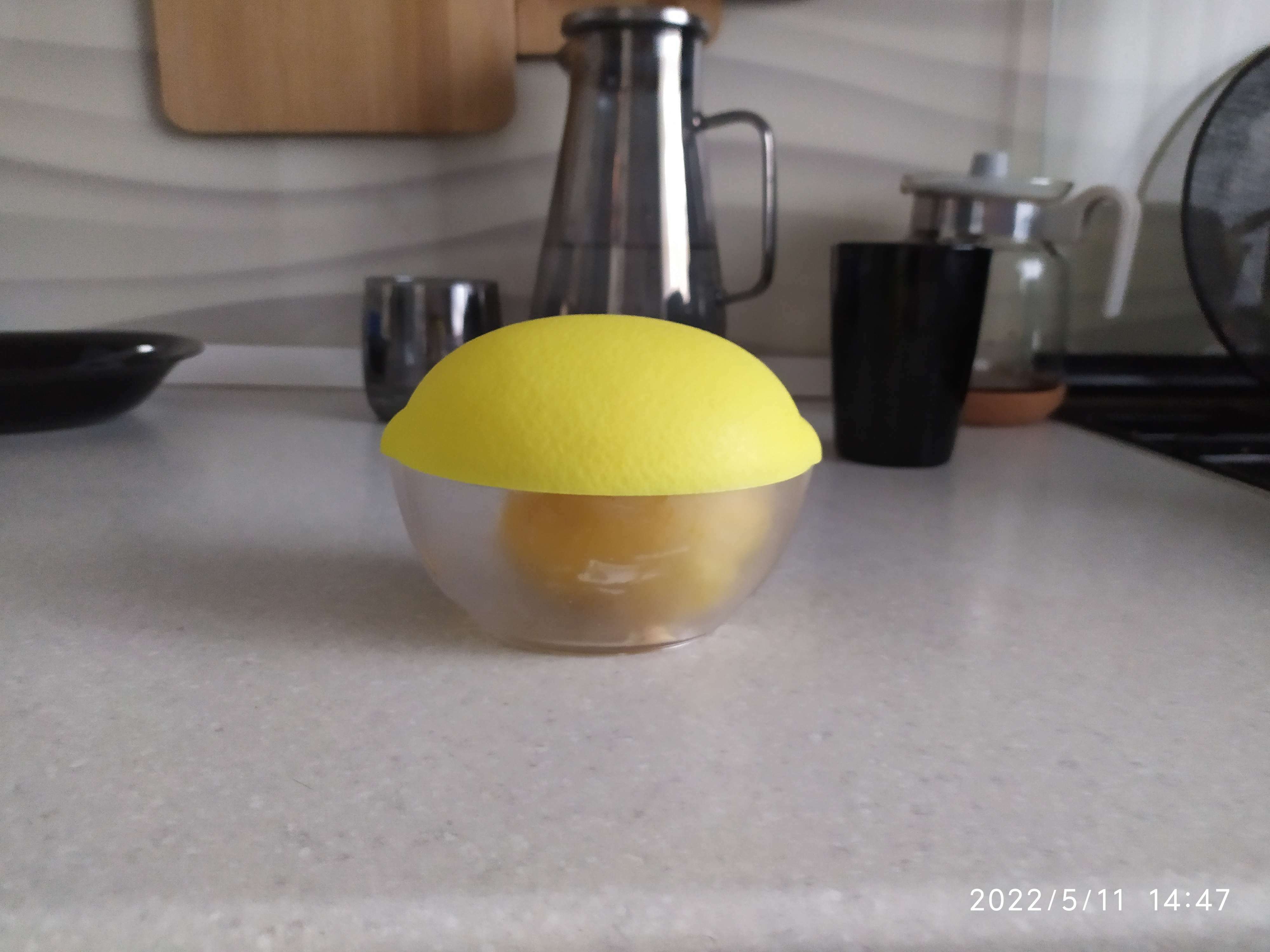 Фотография покупателя товара Контейнер для лимона, 12×8,5×8,5 см - Фото 2