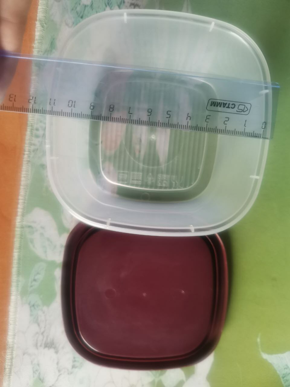 Фотография покупателя товара Контейнер пищевой BioFresh, 500 мл, квадратный, цвет МИКС