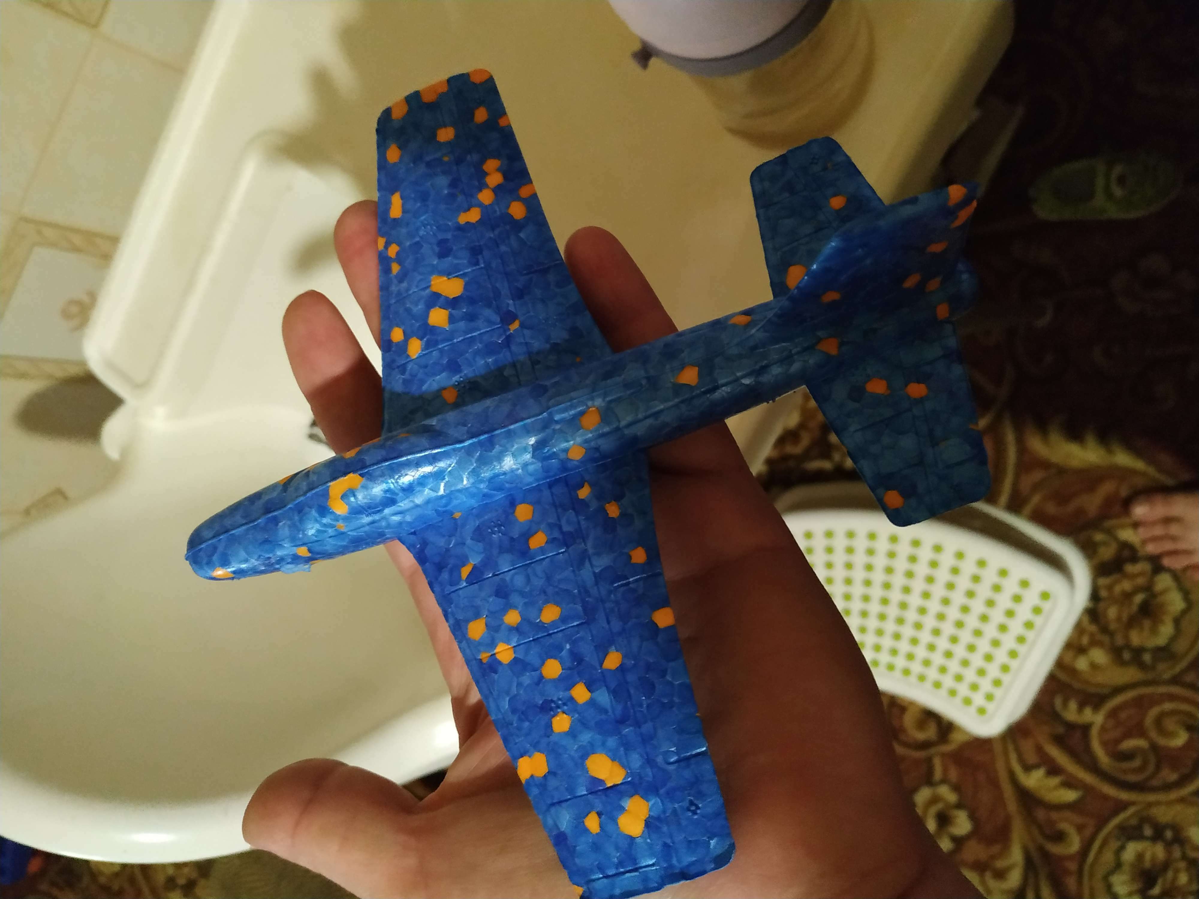 Фотография покупателя товара Самолёт «Полёт», цвета МИКС - Фото 1