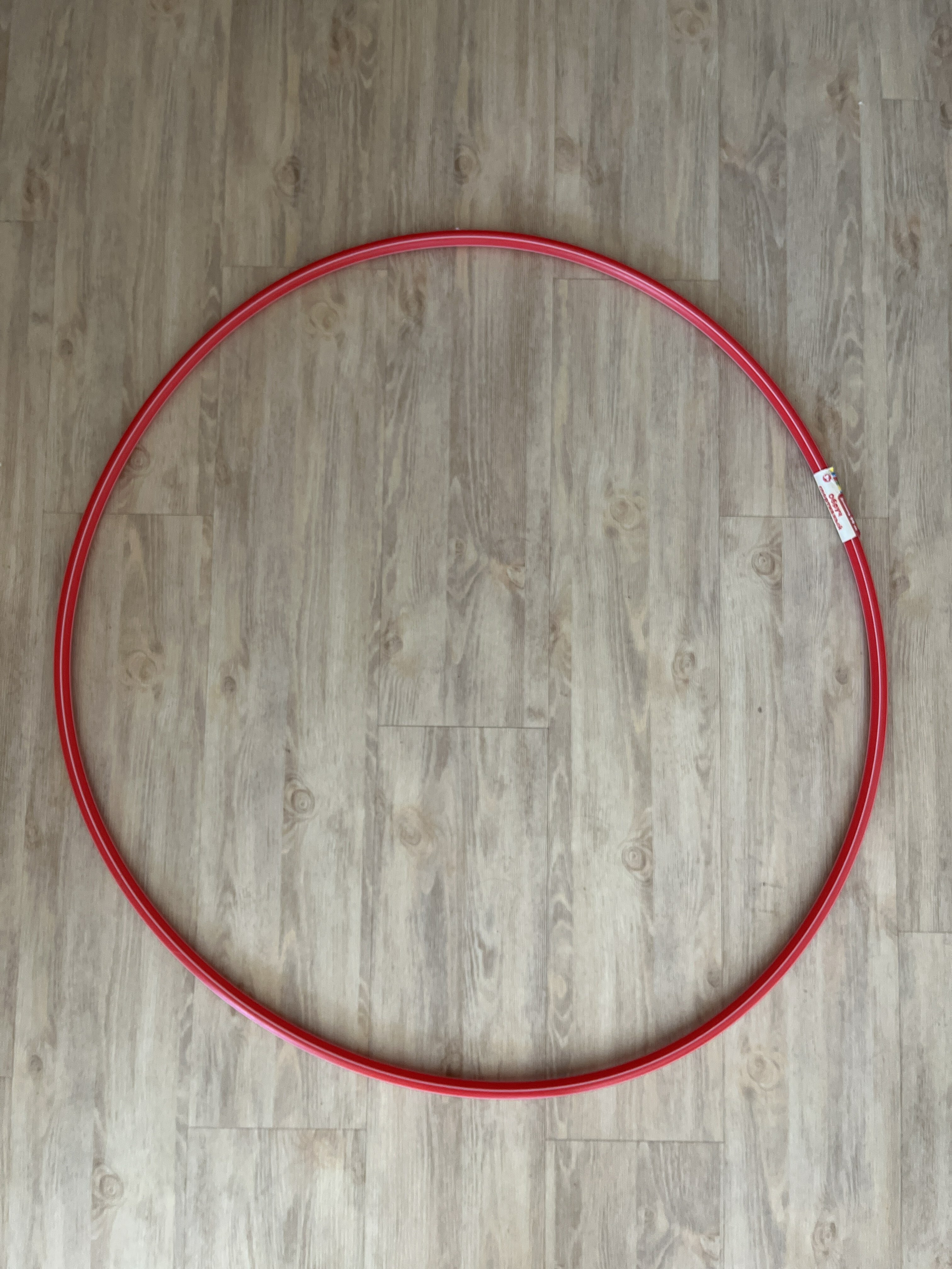 Фотография покупателя товара Обруч, диаметр 90 см, цвет красный - Фото 1