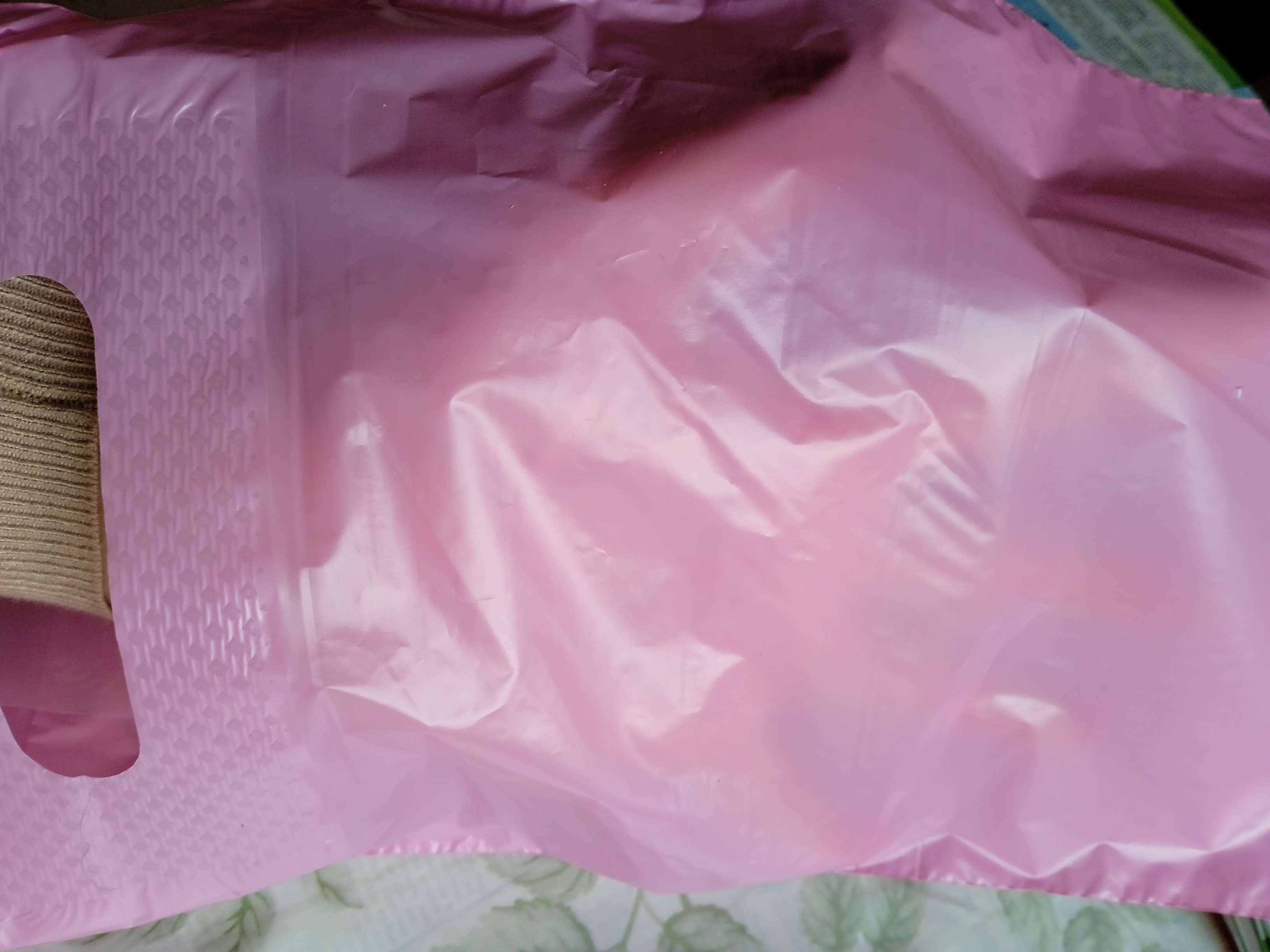 Фотография покупателя товара Пакет полиэтиленовый с вырубной ручкой, Розовый 20-30 См, 30 мкм - Фото 2