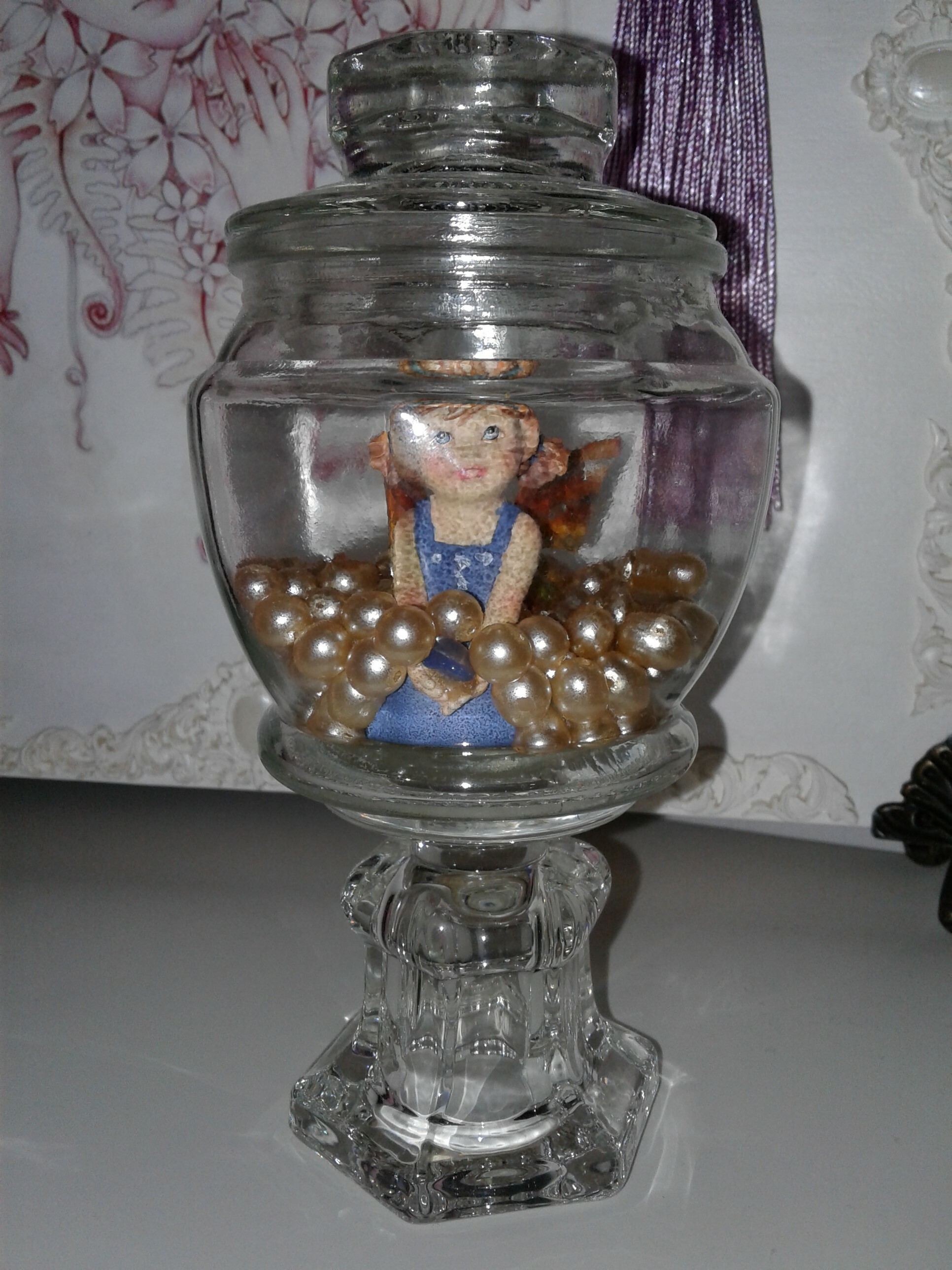 Фотография покупателя товара Подсвечник стекло на 1 свечу "Юнона", прозрачный 6х5х4,5 см - Фото 13
