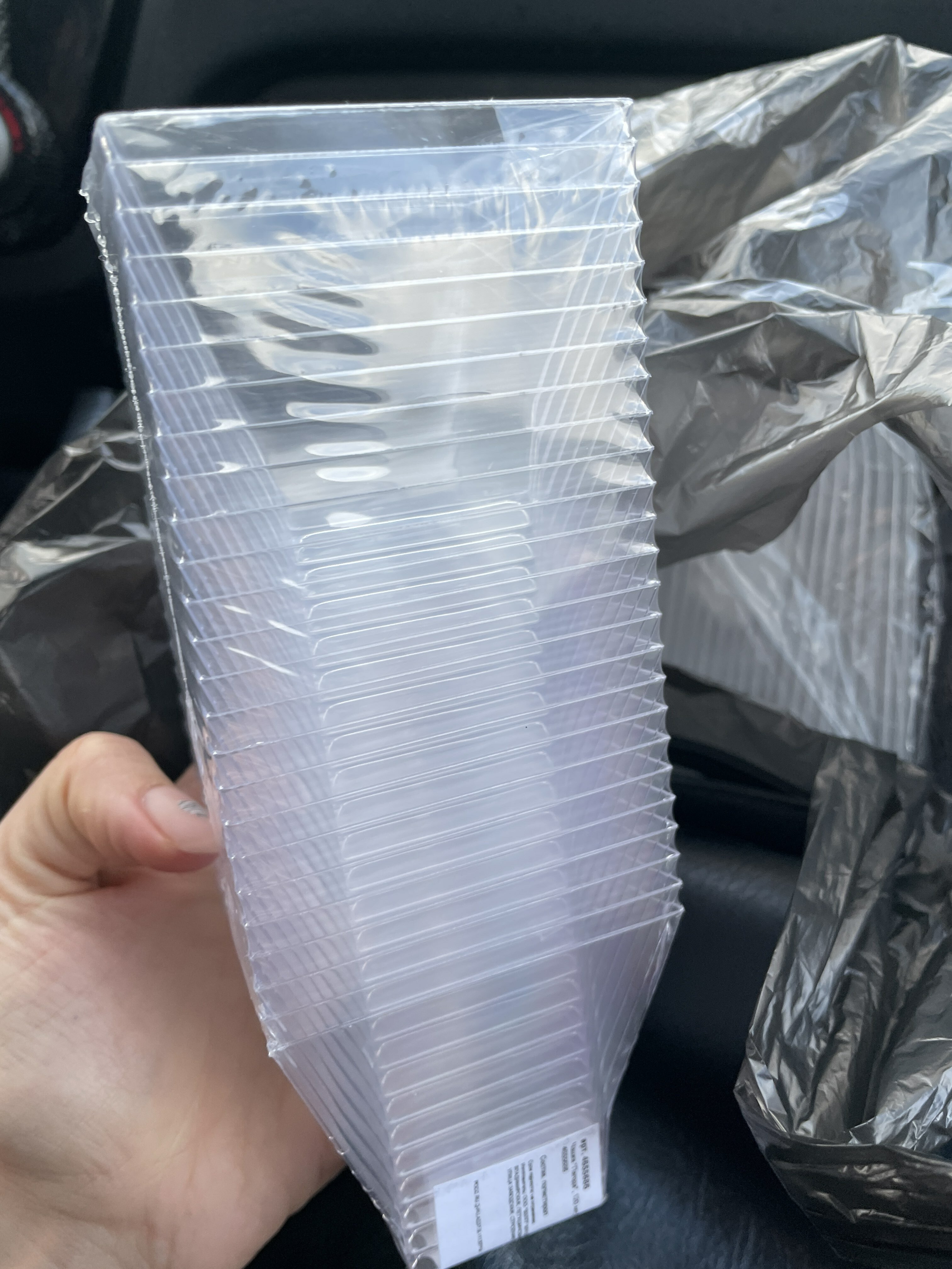 Фотография покупателя товара Форма пластиковая одноразовая для фуршетов «Пагода», 120 мл, 6,7×6,7 см, цвет прозрачный