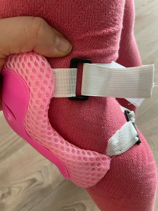 Фотография покупателя товара Защита роликовая ONLYTOP OT-2020, р. М, розовая