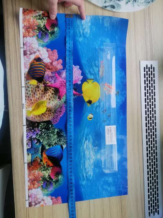 Фотография покупателя товара Фон для аквариума двухсторонний, 30 х 50 см