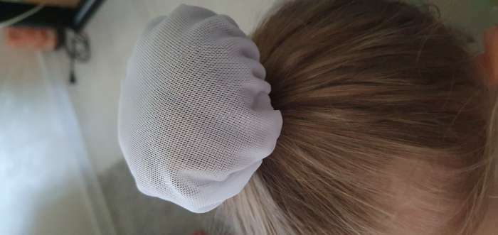 Фотография покупателя товара Сеточка для волос на пучок Grace Dance, набор 5 шт., цвет белый - Фото 1