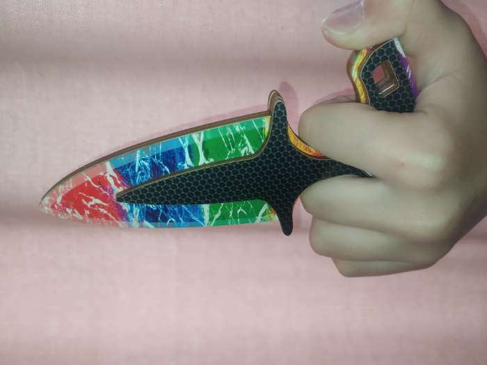 Фотография покупателя товара Сувенир деревянный "Нож Тычковый" МИКС - Фото 2