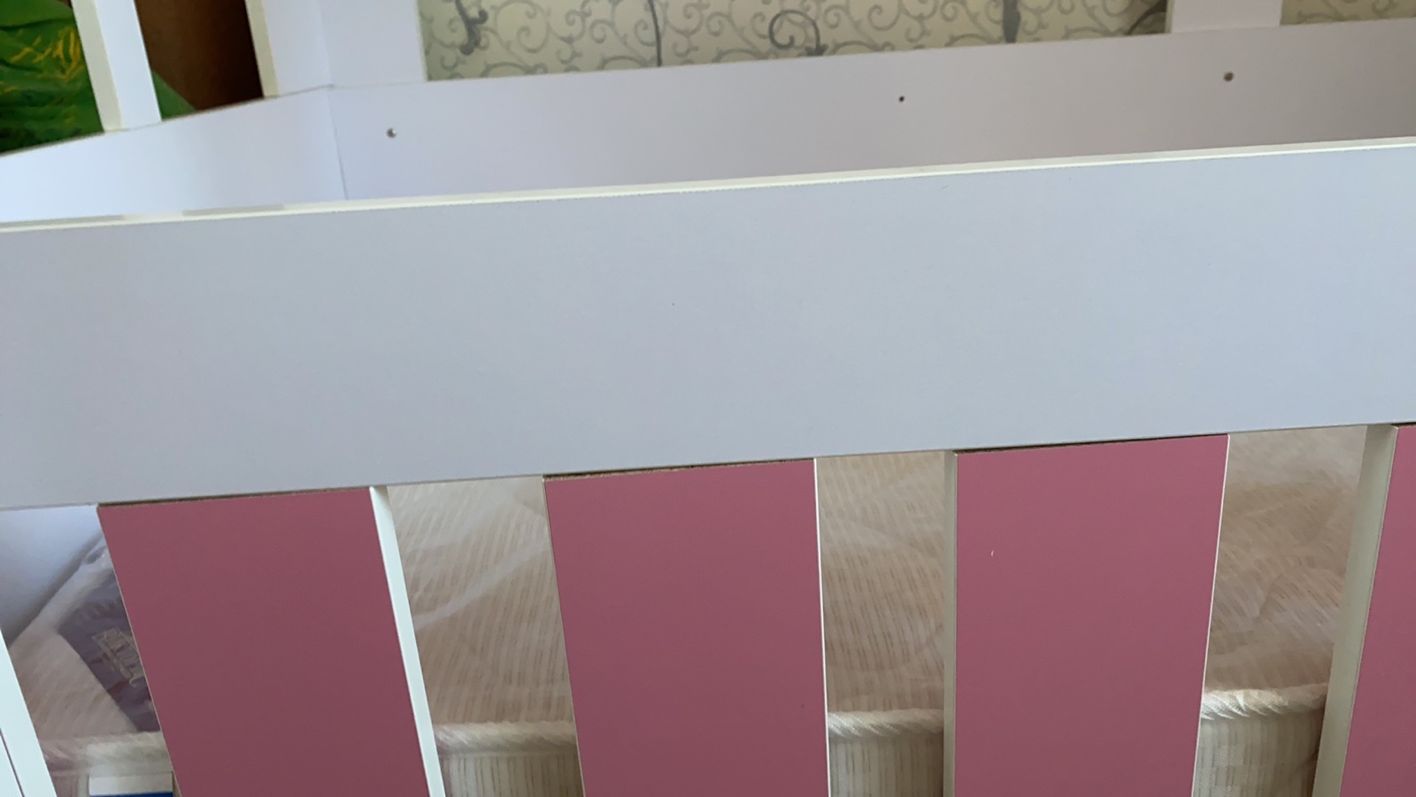 Фотография покупателя товара Детская кровать-чердак «Астра домик», без ящика, цвет белый / розовый - Фото 3