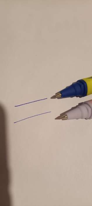 Фотография покупателя товара Ручки шариковые ErichKrause ErgoLine Grip Neon, SuperGlide, 2 штуки, узел 0.5 мм, синие чернила - Фото 1