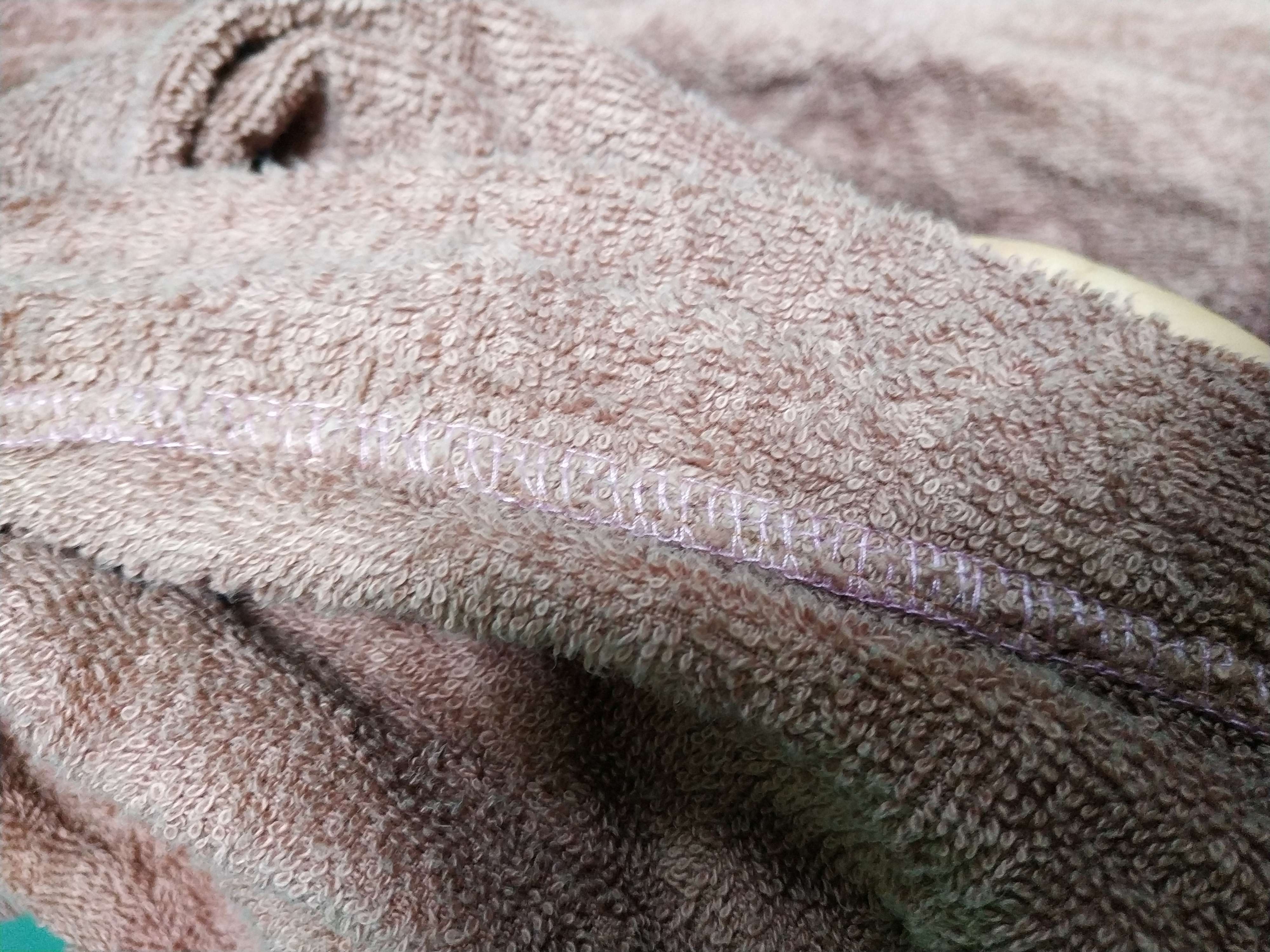 Фотография покупателя товара Халат махровый Экономь и Я женский, размер 50-52 цвет мокко, 100% хлопок, 320 г/м² - Фото 1