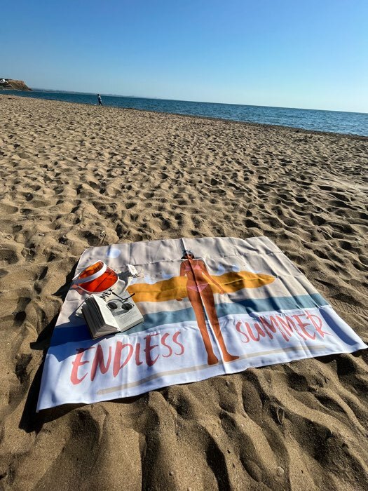 Фотография покупателя товара Полотенце пляжное Этель Endless summer 96х146 см, 100% хлопок - Фото 1