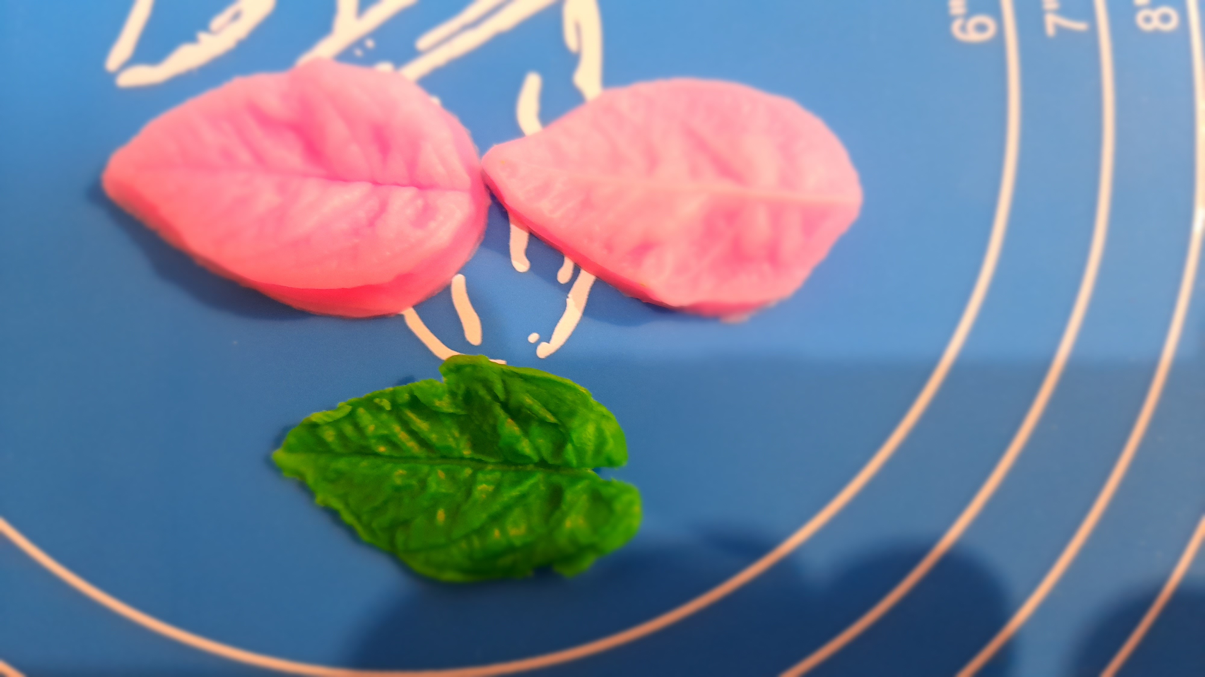 Фотография покупателя товара Молд «Лист розы», силикон, 2 предмета, 5×3 см, цвет МИКС - Фото 4