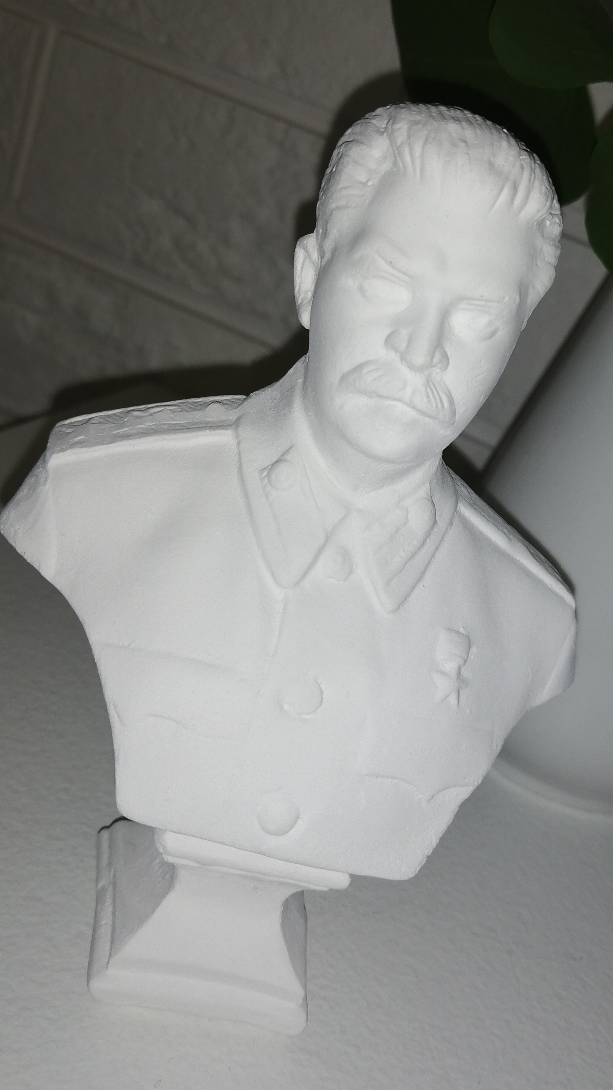Фотография покупателя товара Бюст "Сталин ИВ" состаренная латунь 13х9х5см - Фото 1