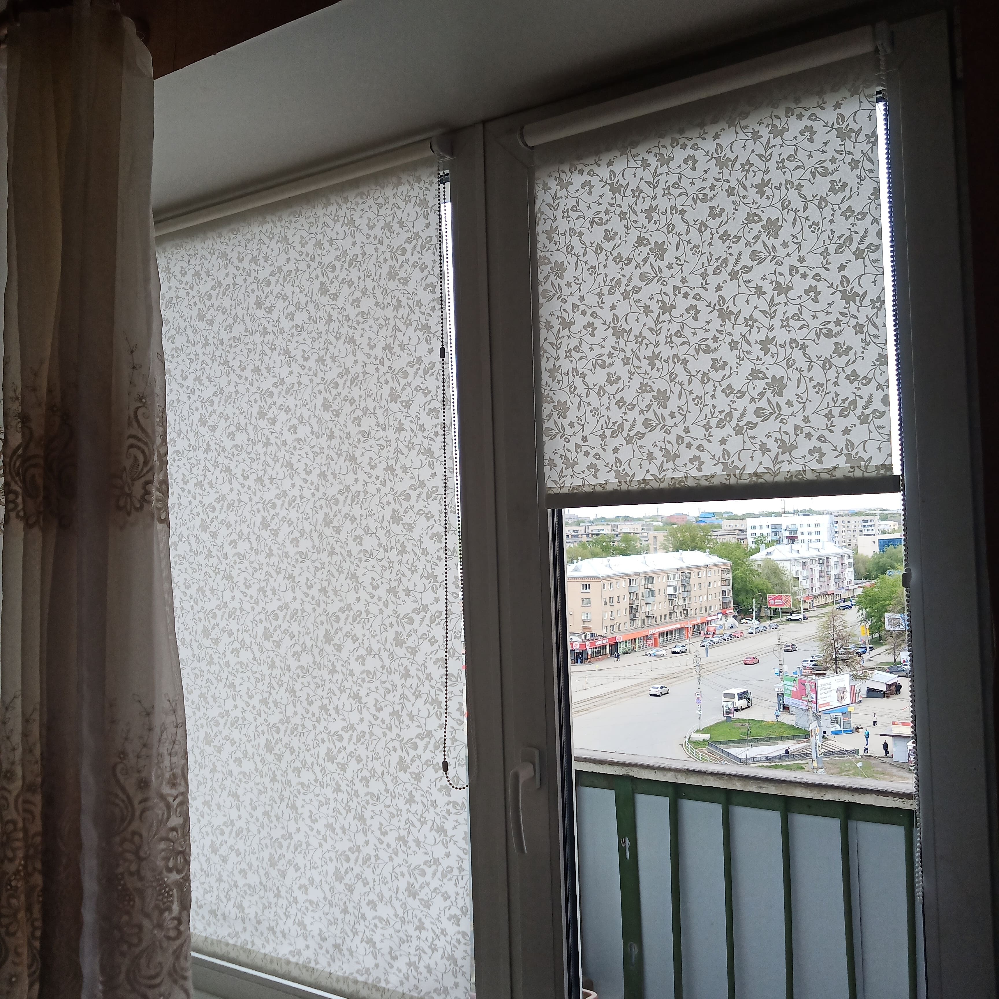 Фотография покупателя товара Рулонная штора «Лето», 50 х 175 см, цвет белый - Фото 1