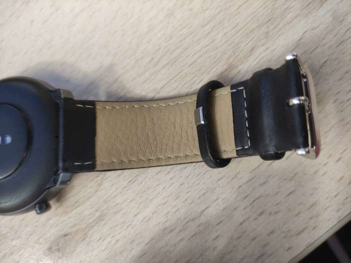 Фотография покупателя товара Ремешок для часов "Соломон", 22 мм, натуральная кожа, l-20 см, черный - Фото 3