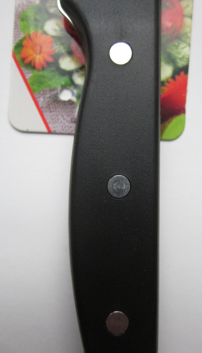 Фотография покупателя товара Нож кухонный «Классик» универсальный,лезвие 13 см, чёрная пластиковая ручка