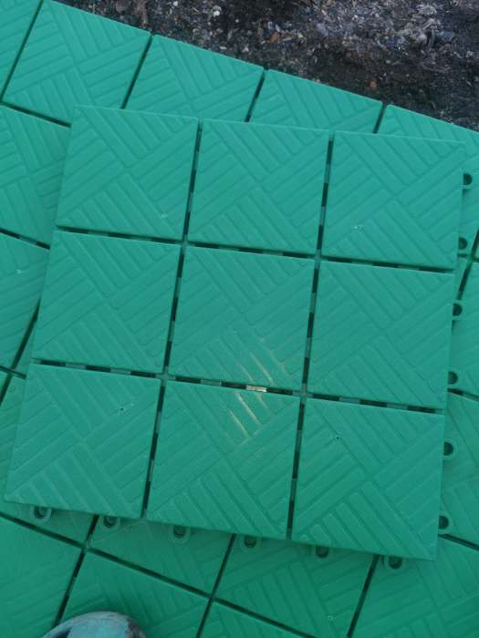 Фотография покупателя товара Модульное покрытие, 30 × 30 см, пластик, зелёное, 1 шт. - Фото 9