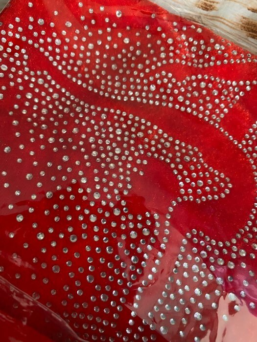 Фотография покупателя товара Чехол для мяча «Гимнастка», цвет красный, 35 × 36 см - Фото 3