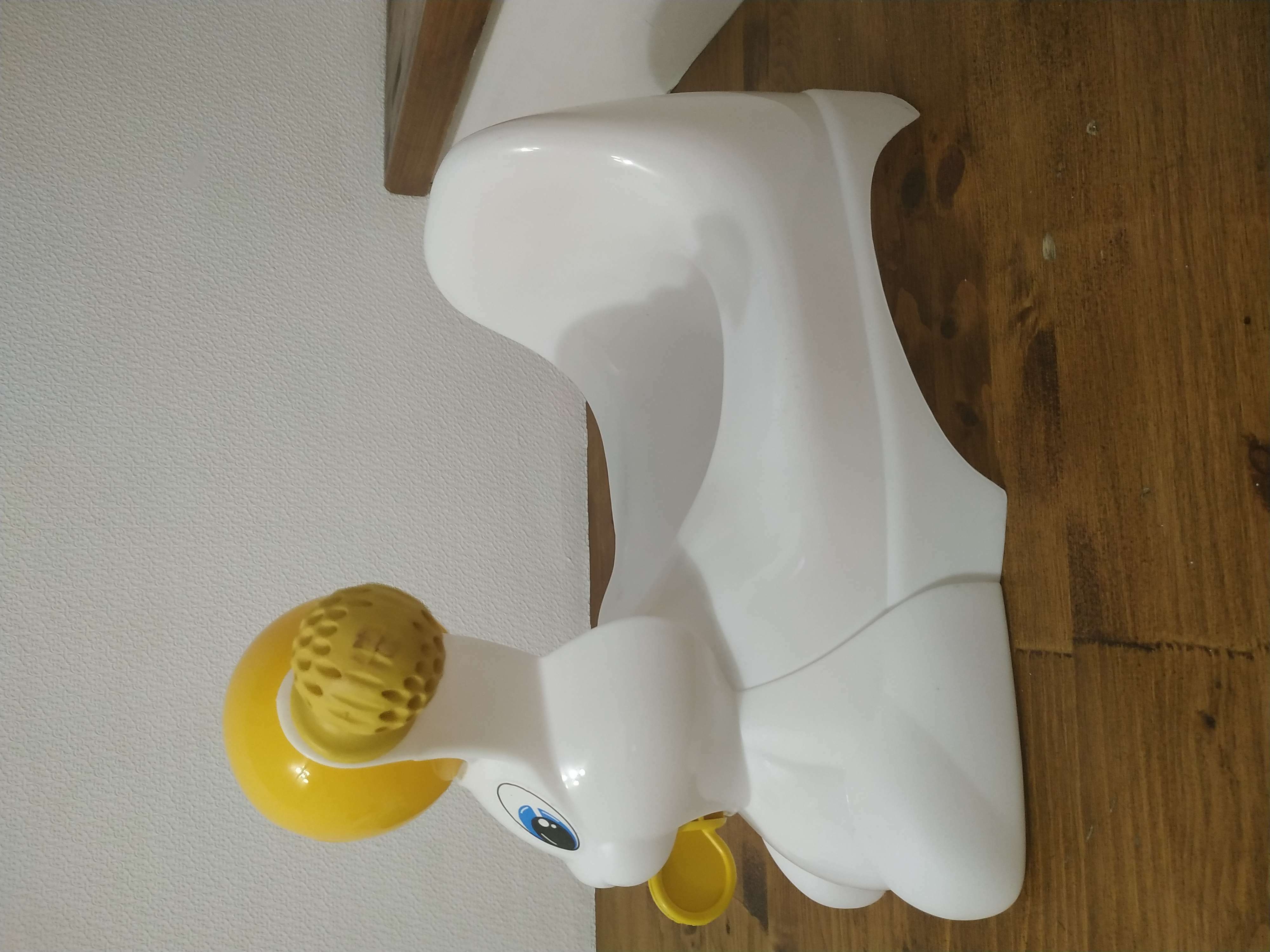 Фотография покупателя товара Горшок детский в форме игрушки «Зайчик Lapsi», цвет белый - Фото 6
