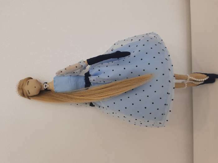 Фотография покупателя товара Набор для шитья. Интерьерная кукла «Хилари», 43 см - Фото 3