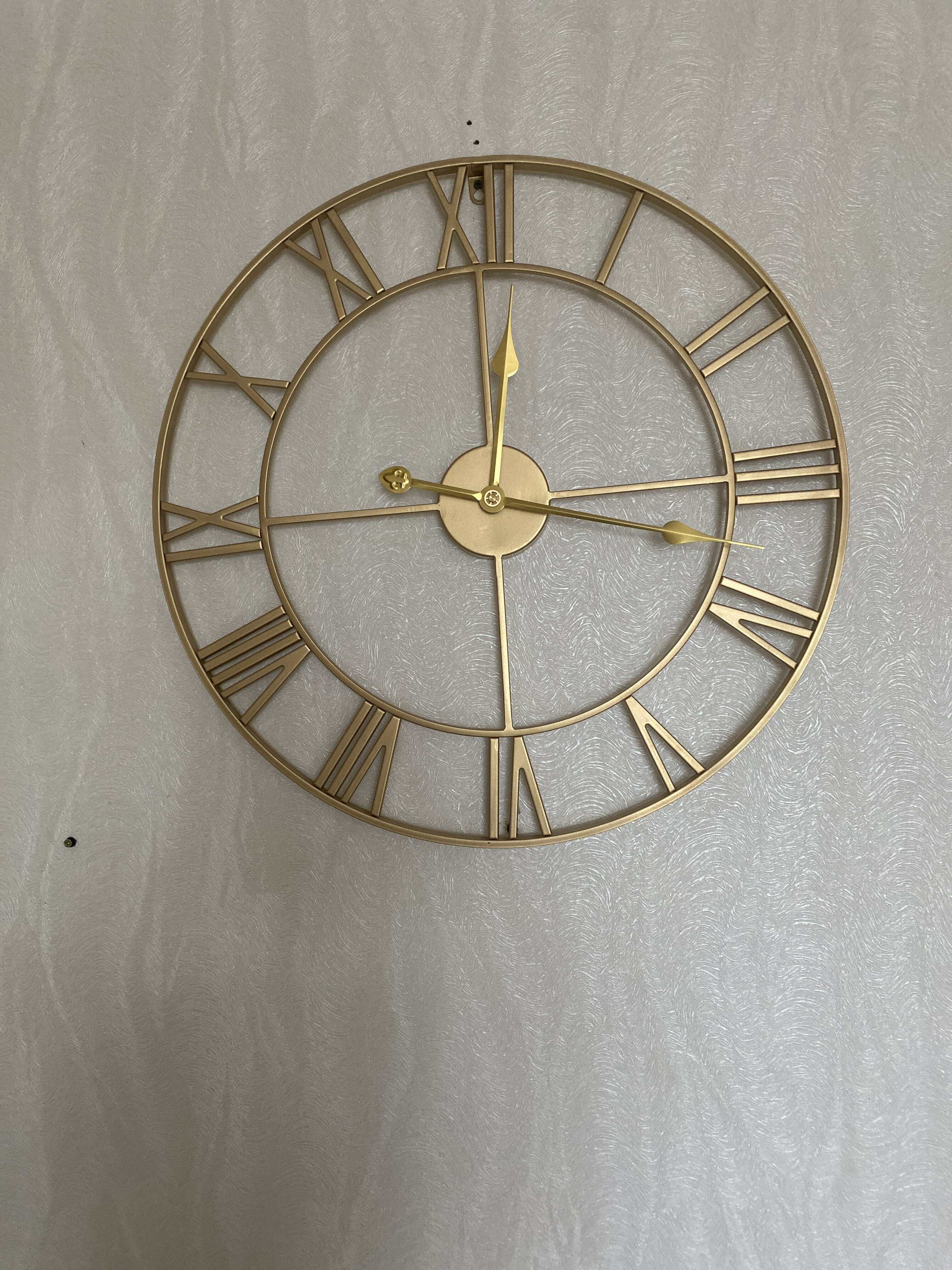 Фотография покупателя товара Часы настенные, серия: Лофт, плавный ход, d-60 см, золото