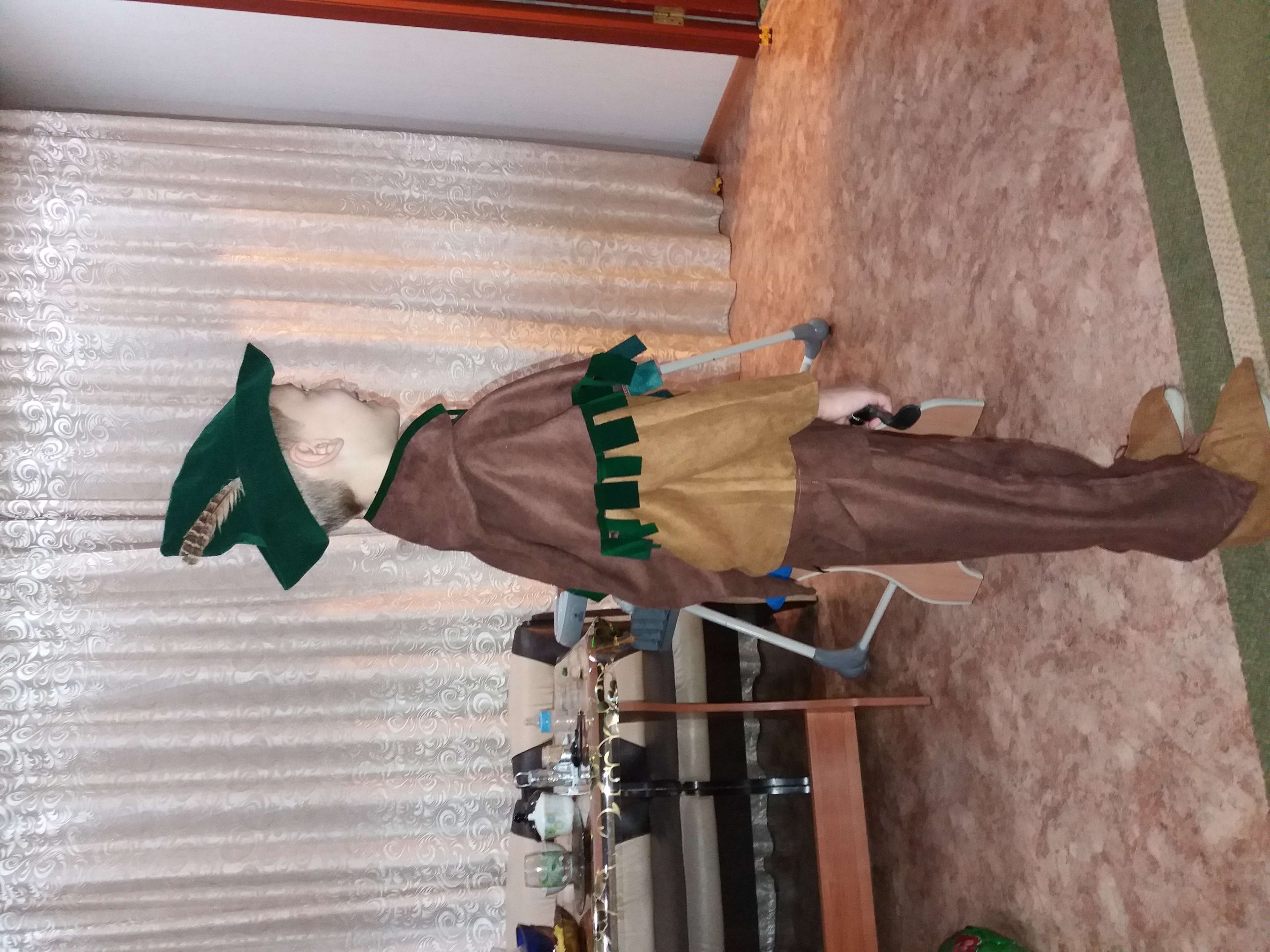 Фотография покупателя товара Карнавальный костюм «Робин Гуд», рост 134 см - Фото 1