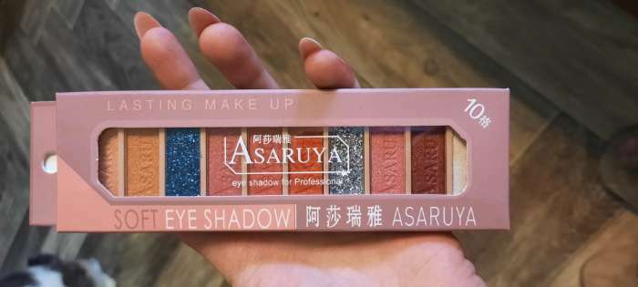 Фотография покупателя товара Палетка теней для век с шиммером 10 цветов - Фото 2