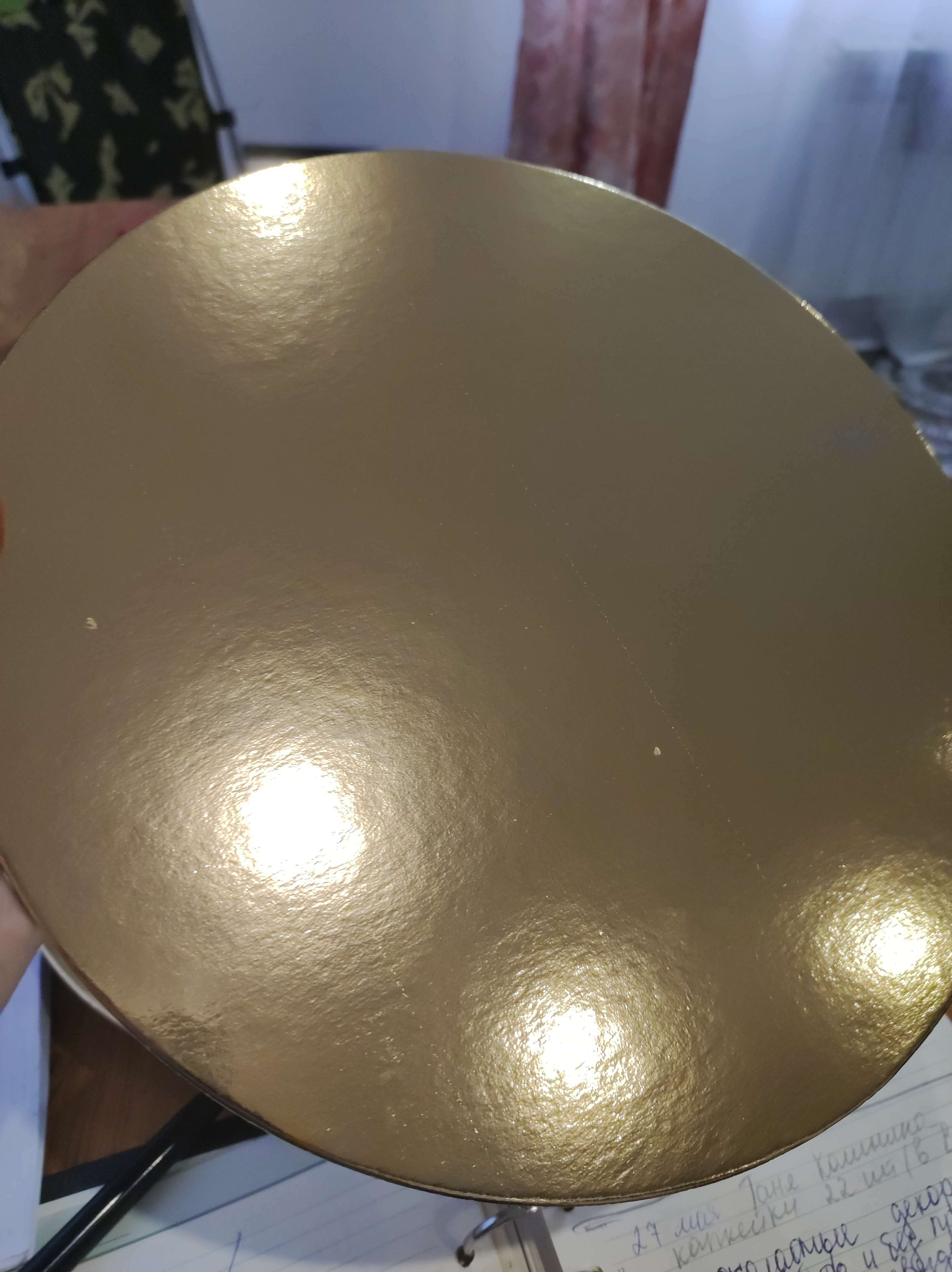 Фотография покупателя товара Подложка усиленная 26 см, золото - жемчуг, 3,2 мм - Фото 42