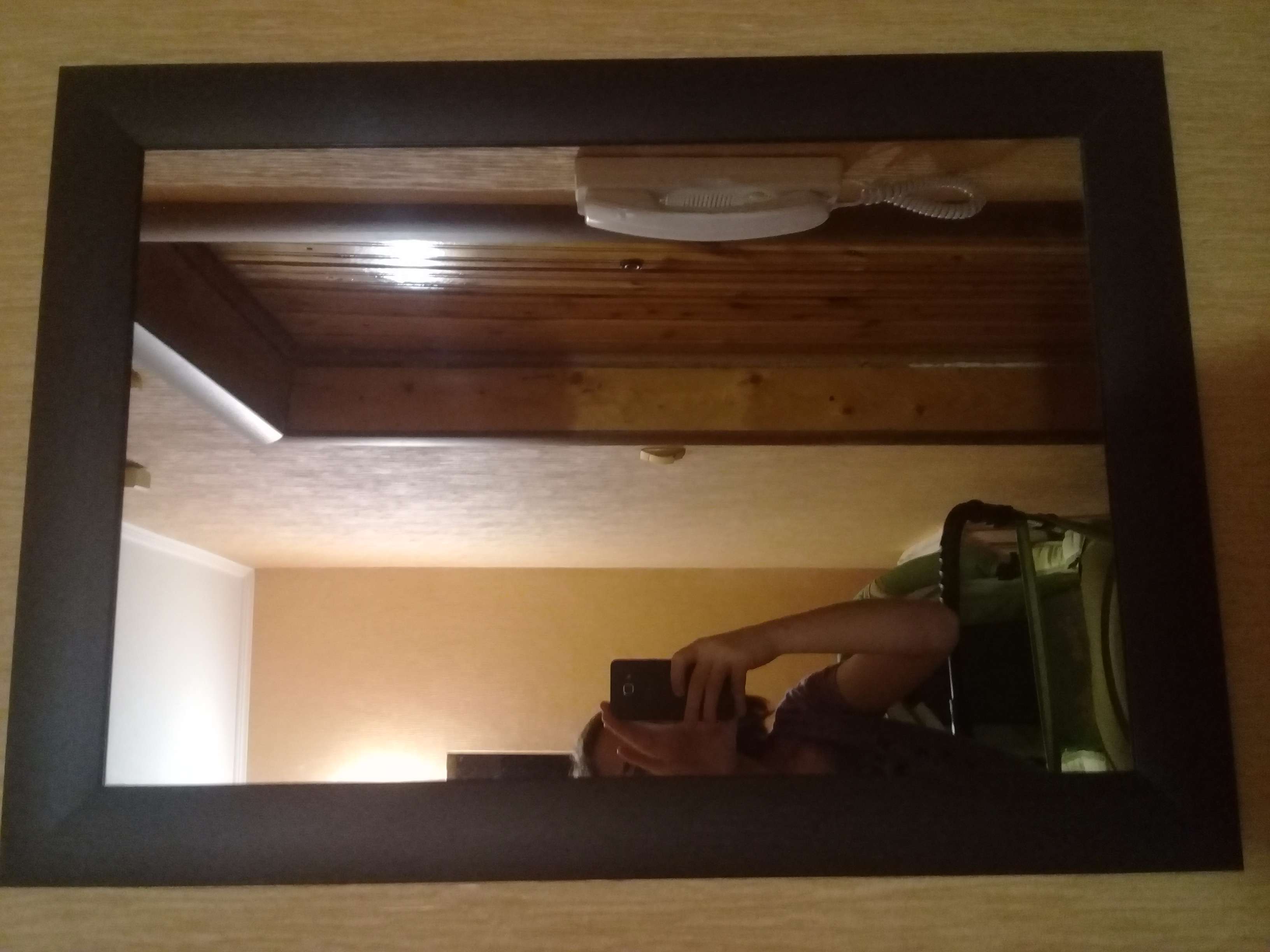 Фотография покупателя товара Зеркало настенное «Венге», 50×70 см, рама МДФ, 55 мм - Фото 1