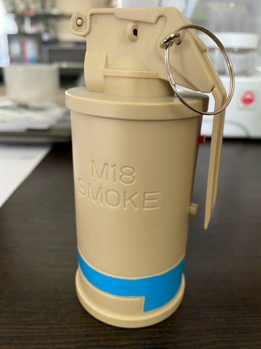 Фотография покупателя товара Граната Smoke, свет, звук, дым, цвета МИКС - Фото 1