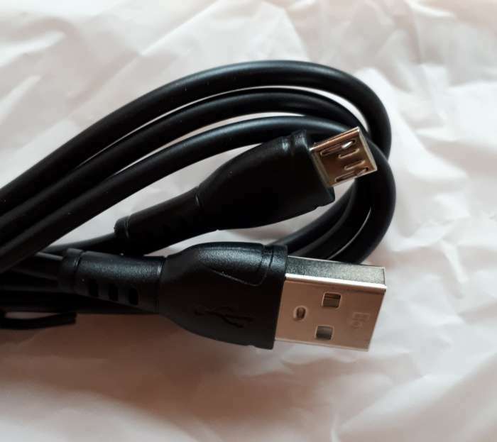 Фотография покупателя товара Кабель Borofone BX51, microUSB - USB, 2.4 А, 1 м, PVC оплётка, белый - Фото 2
