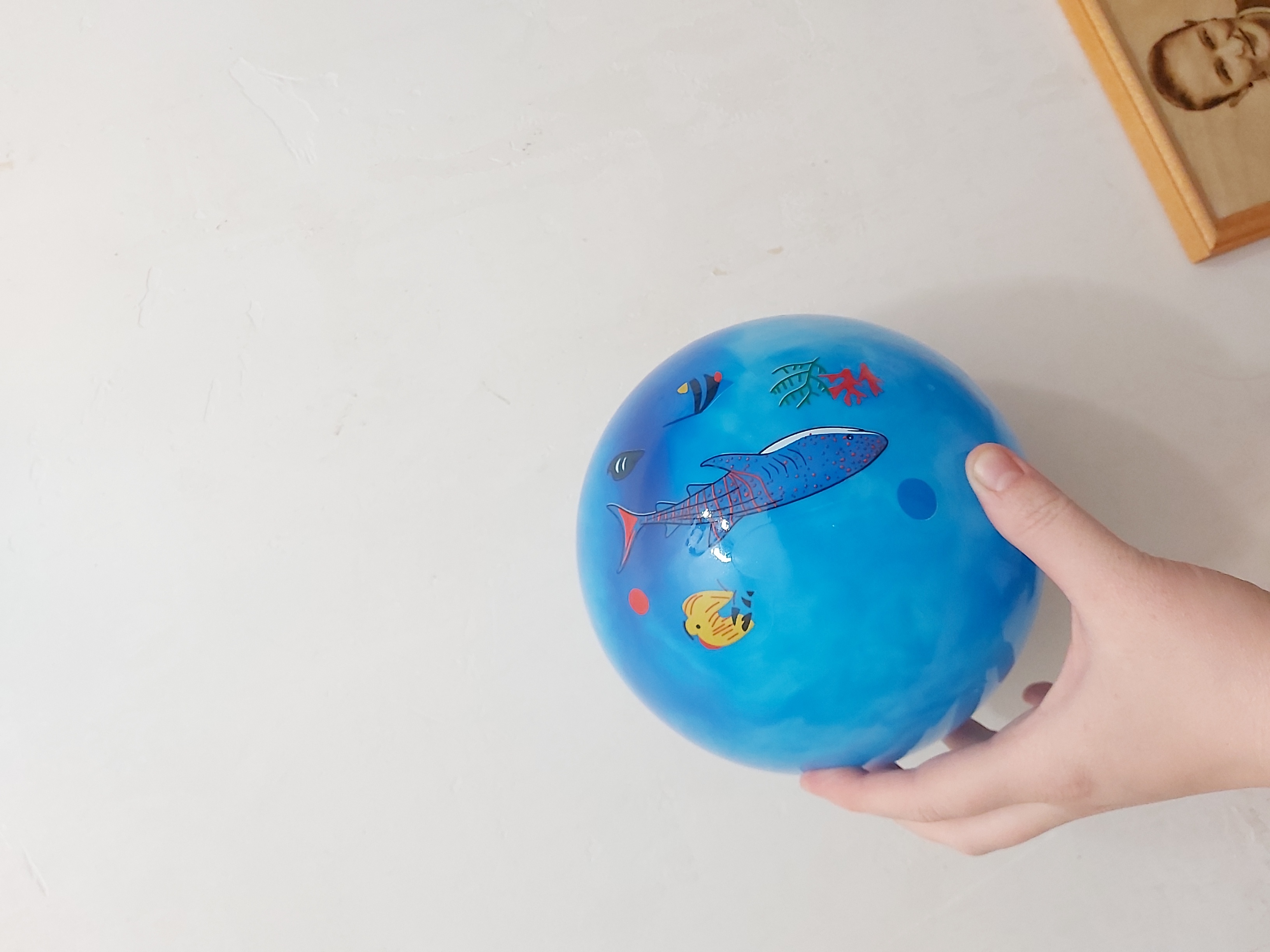 Фотография покупателя товара Мяч детский, d=25 см, 60 г, цвет МИКС