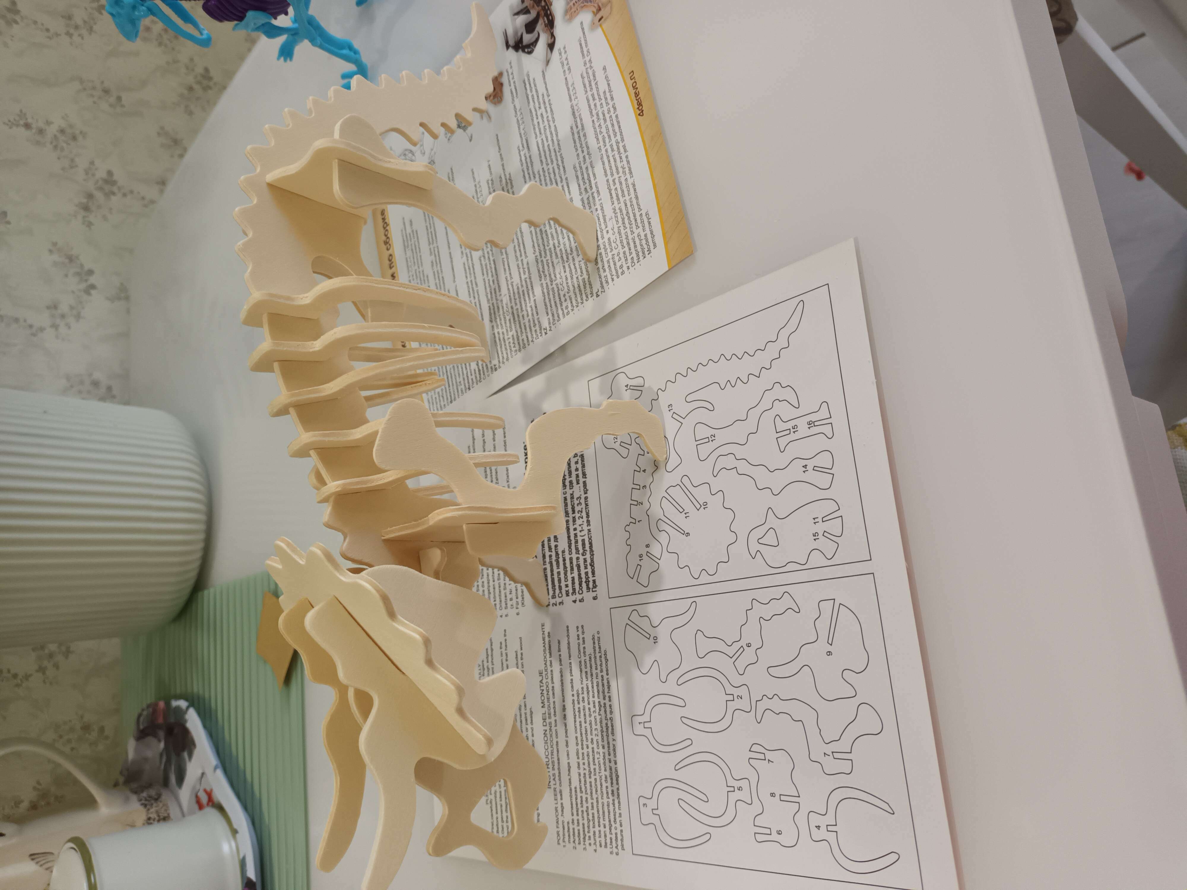 Фотография покупателя товара 3D-модель сборная деревянная Чудо-Дерево «Трицератопс» - Фото 1