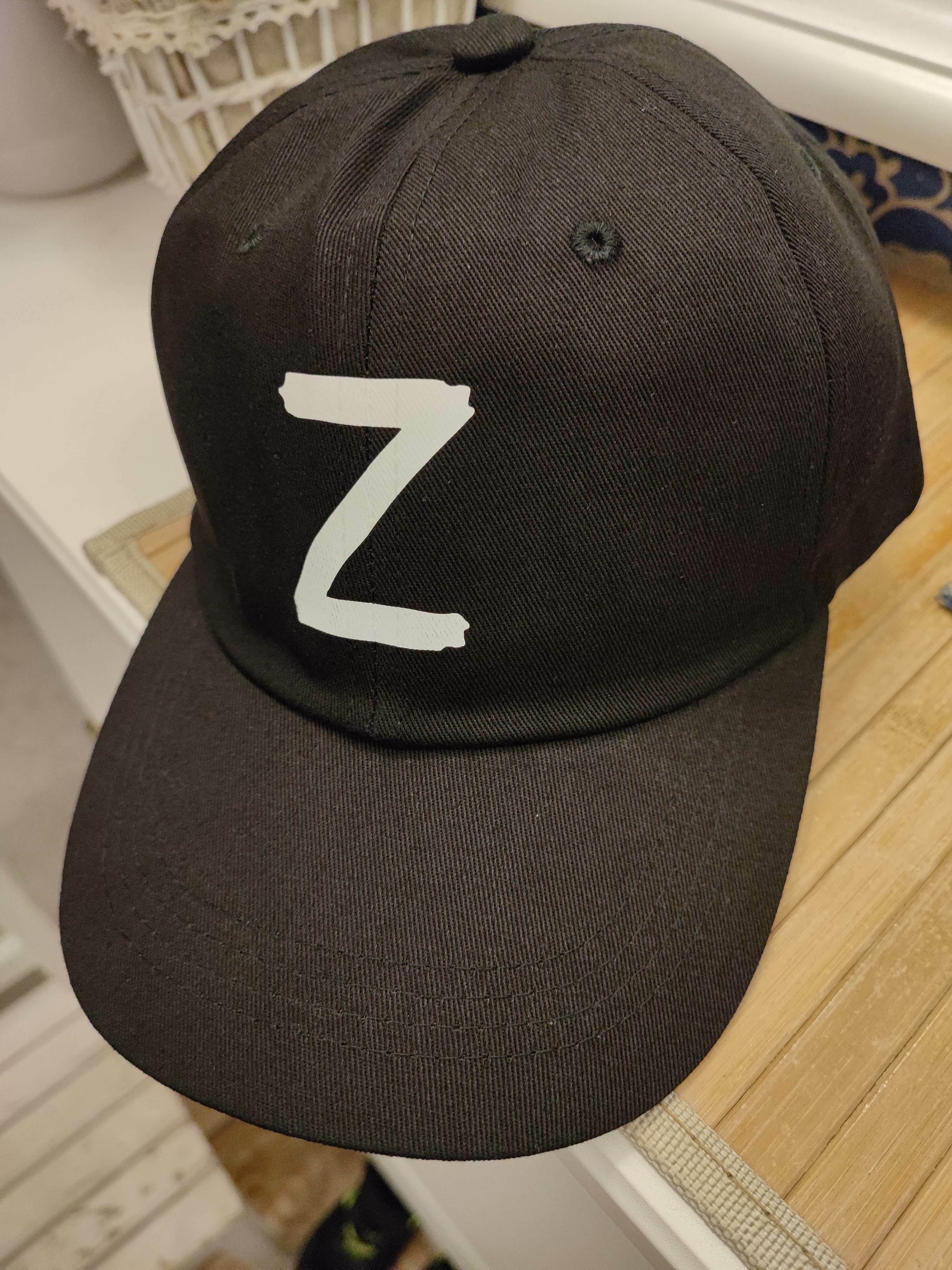 Фотография покупателя товара Кепка с символикой Z, MINAKU цвет чёрный, размер 58 - Фото 1