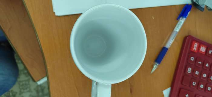 Фотография покупателя товара Кружка керамическая Доляна Coffee break, 280 мл, цвет белый