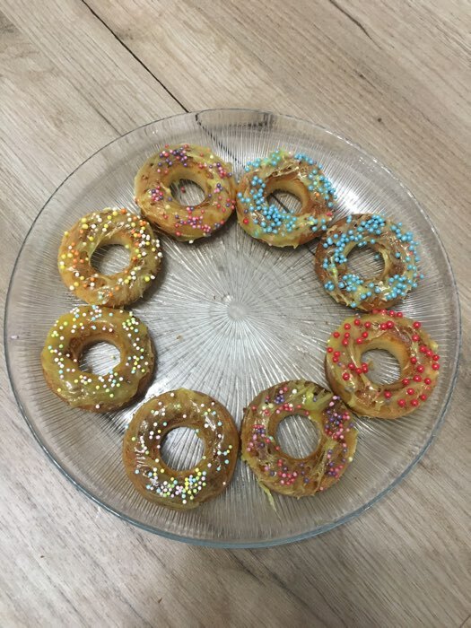Фотография покупателя товара Форма силиконовая для выпечки Доляна «Сладости.Пончики с кунжутом», 28,5×17 см, 8 ячеек (d=6,3 см) цвет МИКС - Фото 3