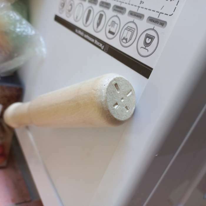 Фотография покупателя товара Толкушка «Картофелемялка», 24,5×4,5 см, диаметр рабочей части 3,5 см, бук - Фото 6