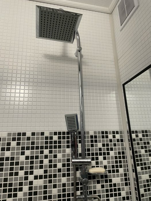 Фотография покупателя товара Душевая система Onix H-1702, тропический душ, хром - Фото 1