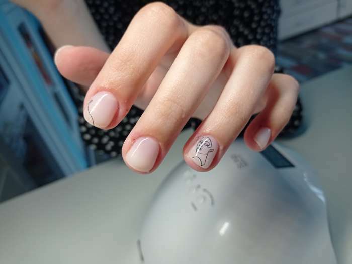 Фотография покупателя товара Слайдер - дизайн для ногтей «Женские черты», фасовка 6 шт, цвет чёрный - Фото 1