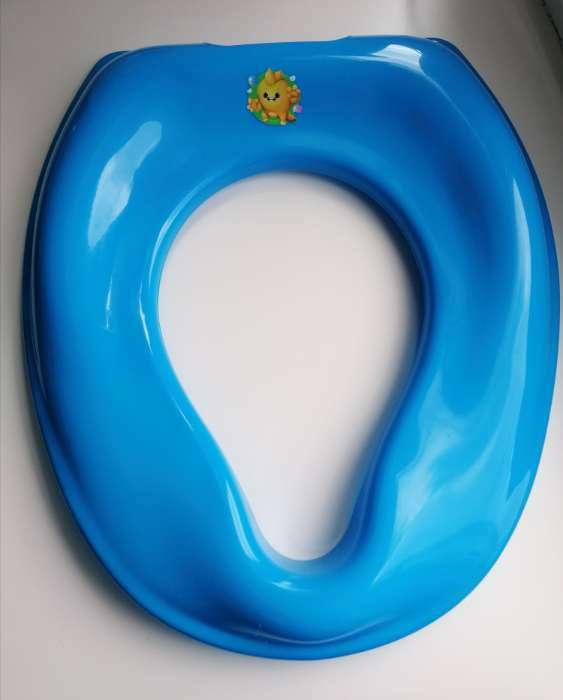 Фотография покупателя товара Сиденье на унитаз, цвет синий - Фото 1