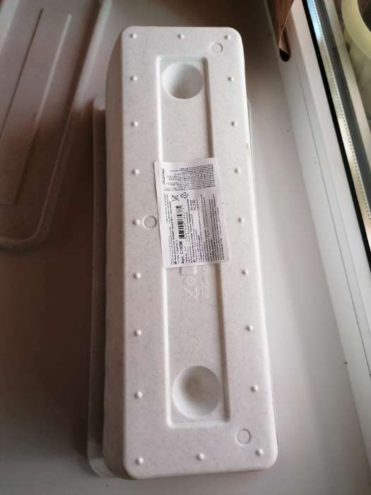 Фотография покупателя товара Ящик балконный для цветов «Фелиция», 40 см, цвет мраморный - Фото 12