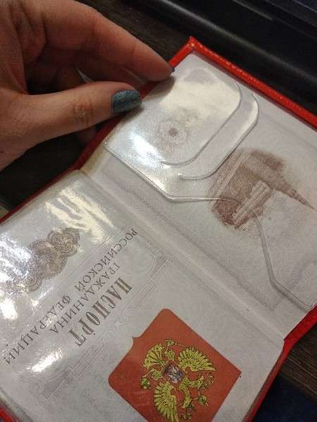 Фотография покупателя товара Обложка для паспорта, цвет тёмно-коричневый - Фото 25