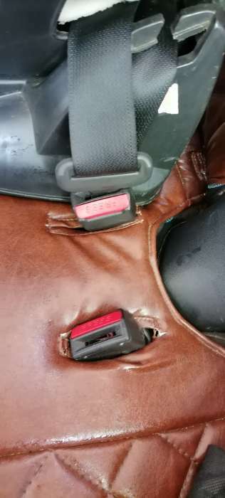Фотография покупателя товара Заглушка ремня безопасности, черный, набор 2 шт