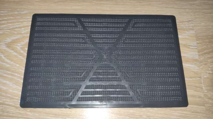 Фотография покупателя товара Накладка-подпятник для автоковрика, 25×15 см, ПВХ, крепление, черный - Фото 3
