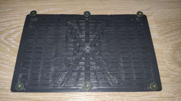 Фотография покупателя товара Накладка-подпятник для автоковрика, 25×15 см, ПВХ, крепление, черный - Фото 2