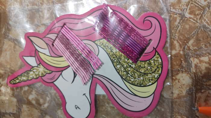 Фотография покупателя товара Невидимки для волос, розовые, 24 шт "Единорожка", Минни и Единорог